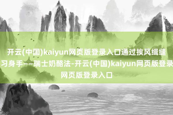 开云(中国)kaiyun网页版登录入口通过挨风缉缝的学习身手——瑞士奶酪法-开云(中国)kaiyun网页版登录入口